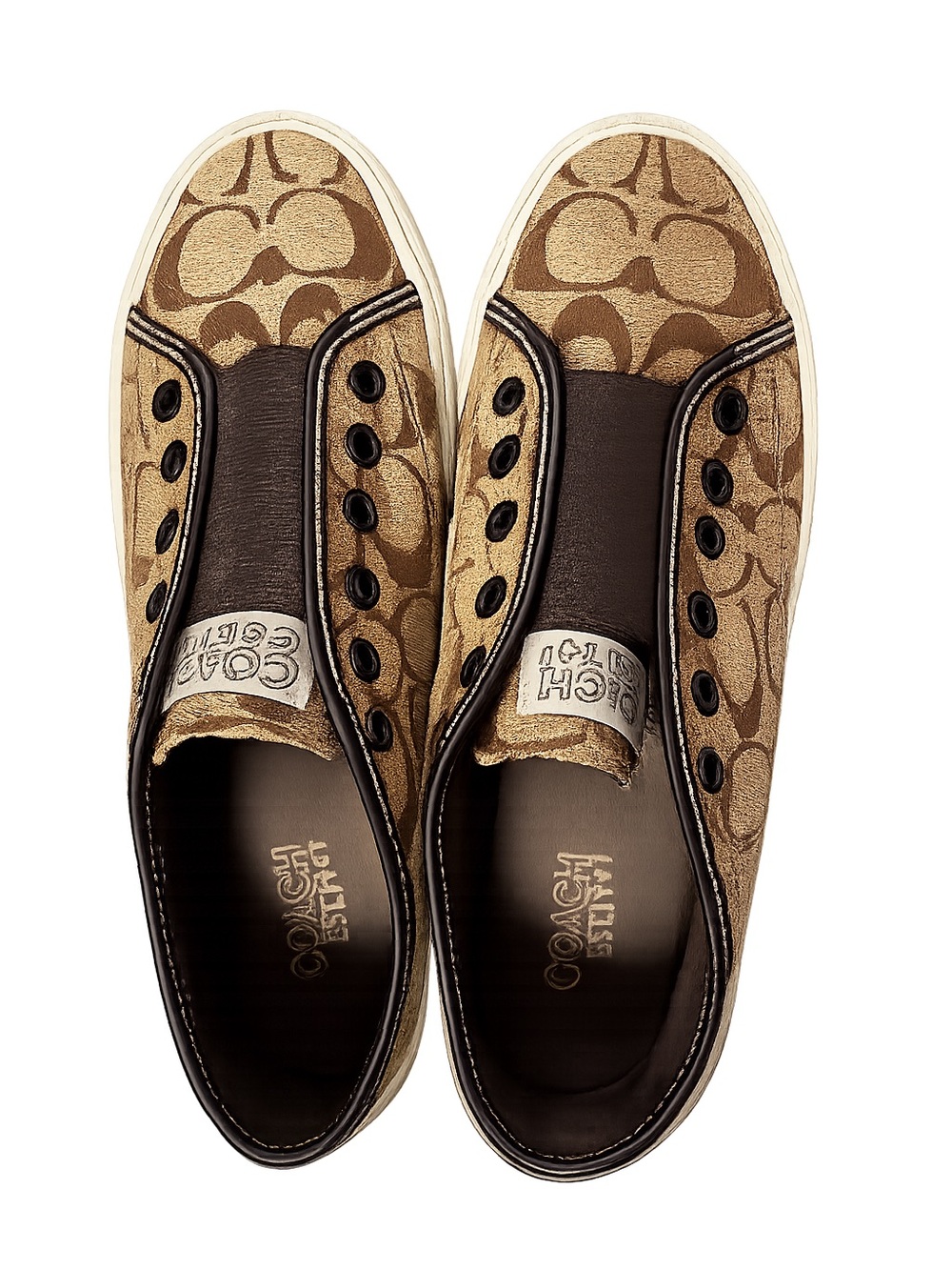 Coach EST. 1941 Signature Canvas Slip-On Sneakers | Women’s 7.5